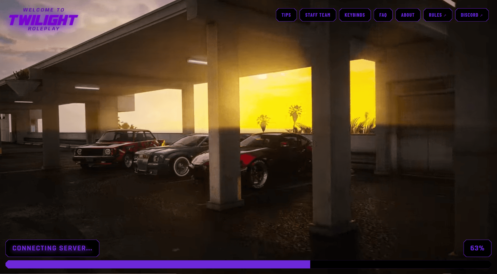 Loading Screen interface